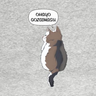 Ohayo-Gozaimasu Cat T-Shirt